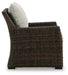 Brook Ranch Outdoor Lounge Chair with Cushion - Tony’s Furniture Store & Linen (GA) - Multi Location