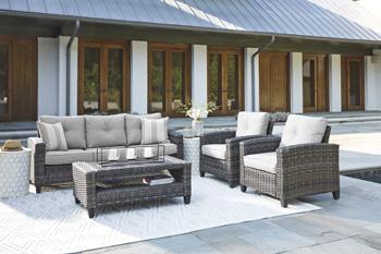 Cloverbrooke 4-Piece Outdoor Conversation Set - Tony’s Furniture Store & Linen (GA) - Multi Location