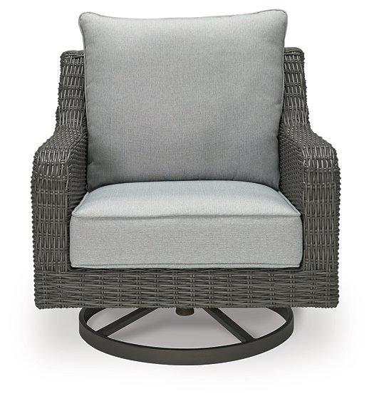 Elite Park Outdoor Swivel Lounge with Cushion - Tony’s Furniture Store & Linen (GA) - Multi Location