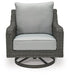 Elite Park Outdoor Swivel Lounge with Cushion - Tony’s Furniture Store & Linen (GA) - Multi Location