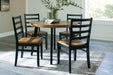 Blondon Dining Table and 4 Chairs (Set of 5) - Tony’s Furniture Store & Linen (GA) - Multi Location