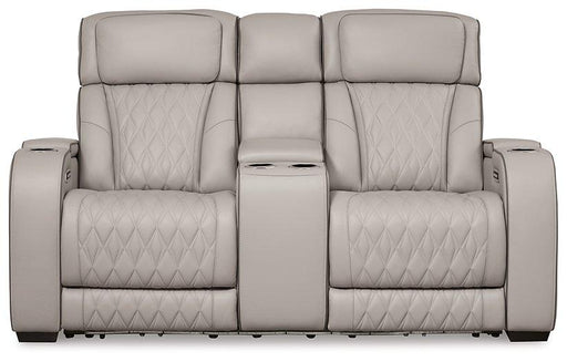 Boyington Power Reclining Loveseat with Console - Tony’s Furniture Store & Linen (GA) - Multi Location