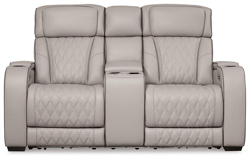 Boyington Power Reclining Loveseat with Console - Tony’s Furniture Store & Linen (GA) - Multi Location