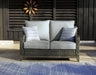Elite Park Outdoor Loveseat, Lounge Chairs and Cocktail Table - Tony’s Furniture Store & Linen (GA) - Multi Location