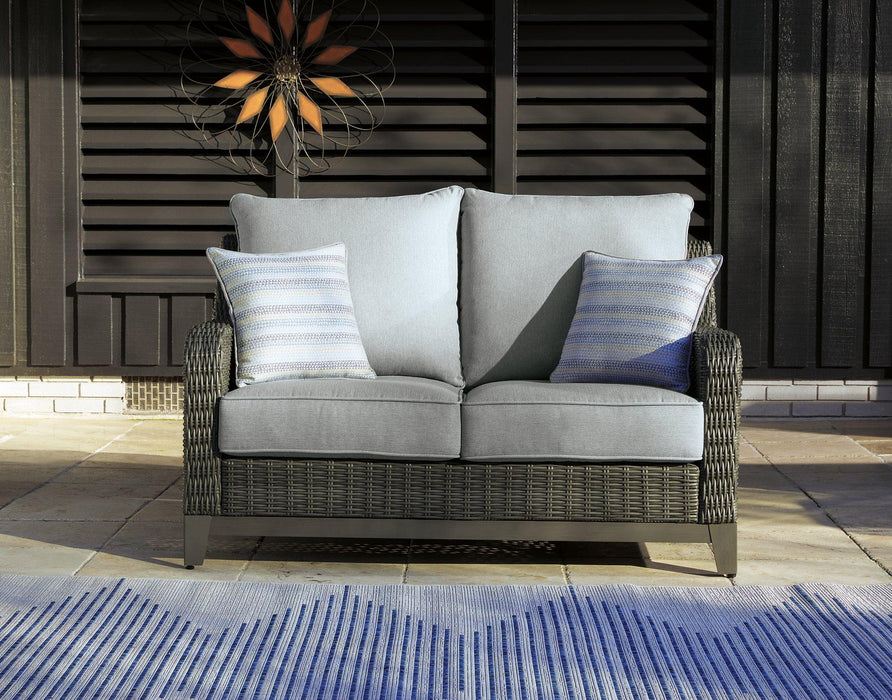 Elite Park Outdoor Loveseat with Cushion - Tony’s Furniture Store & Linen (GA) - Multi Location