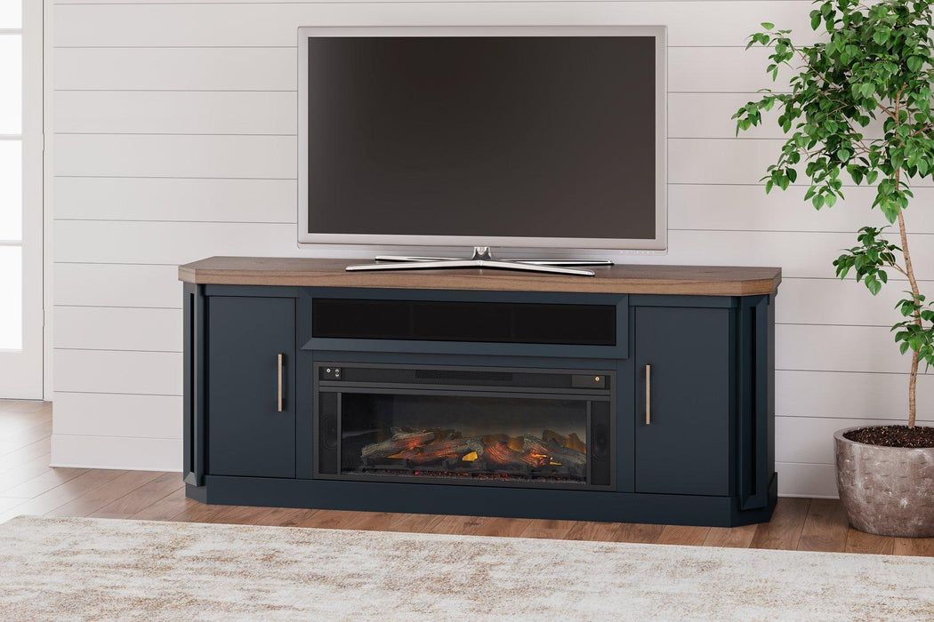 Landocken 83" TV Stand with Electric Fireplace - Tony’s Furniture Store & Linen (GA) - Multi Location