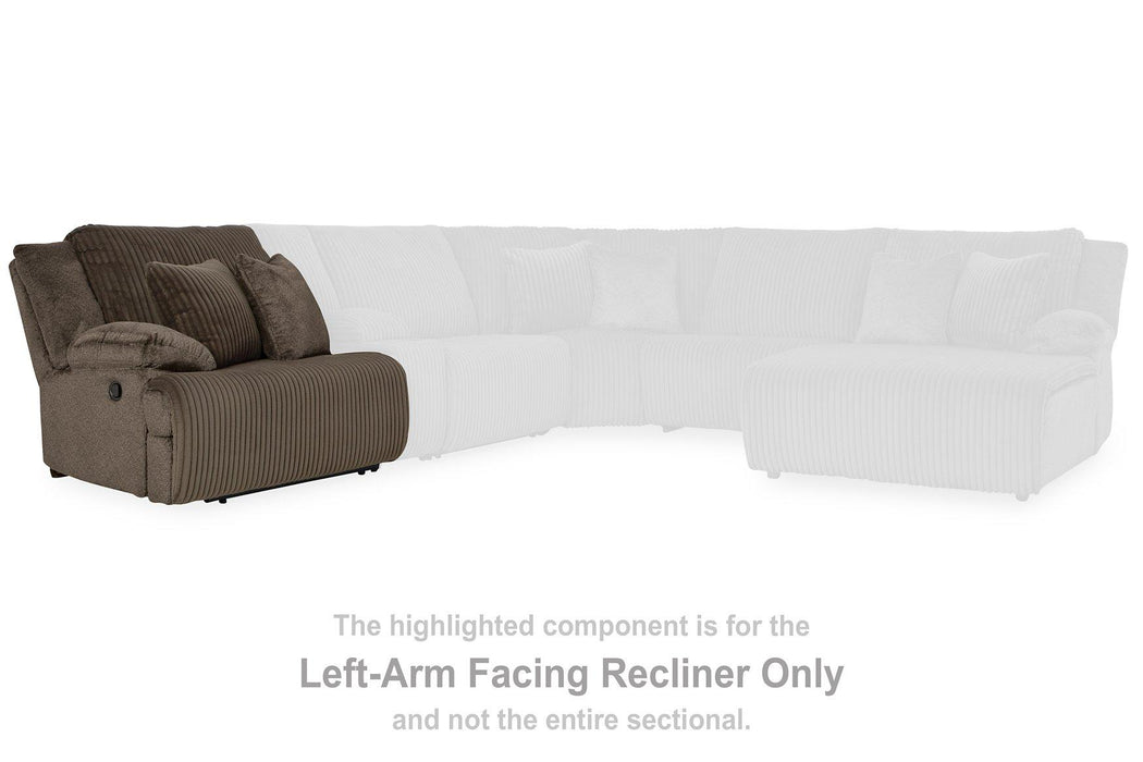 Top Tier Reclining Sectional with Chaise - Tony’s Furniture Store & Linen (GA) - Multi Location