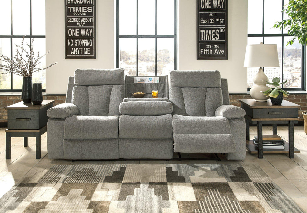 Mitchiner Reclining Sofa with Drop Down Table - Tony’s Furniture Store & Linen (GA) - Multi Location