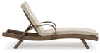 Beachcroft Outdoor Chaise Lounge with Cushion - Tony’s Furniture Store & Linen (GA) - Multi Location