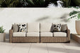 Beachcroft 2-Piece Outdoor Loveseat with Cushion - Tony’s Furniture Store & Linen (GA) - Multi Location