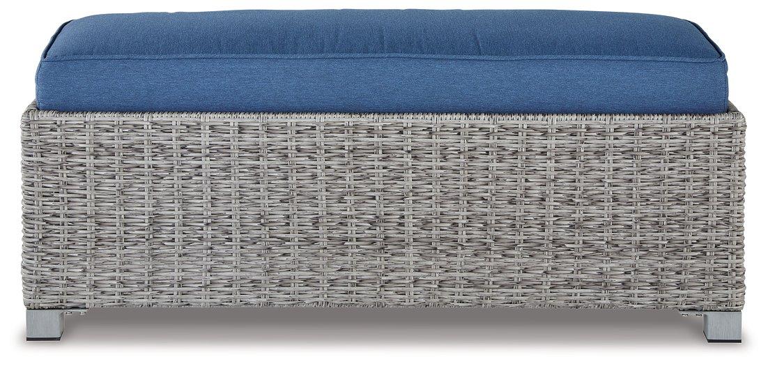 Naples Beach Outdoor Bench with Cushion - Tony’s Furniture Store & Linen (GA) - Multi Location