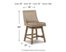 Tallenger Counter Height Bar Stool - Tony’s Furniture Store & Linen (GA) - Multi Location