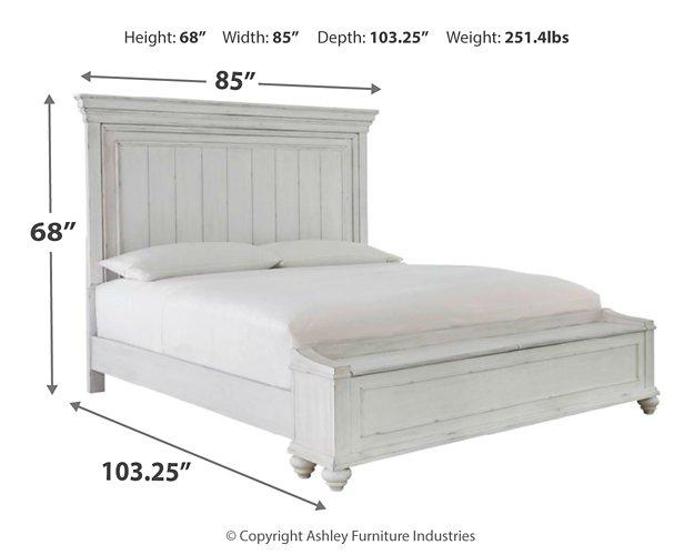 Kanwyn Bed with Storage Bench - Tony’s Furniture Store & Linen (GA) - Multi Location