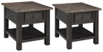Tyler Creek End Table Set - Tony’s Furniture Store & Linen (GA) - Multi Location