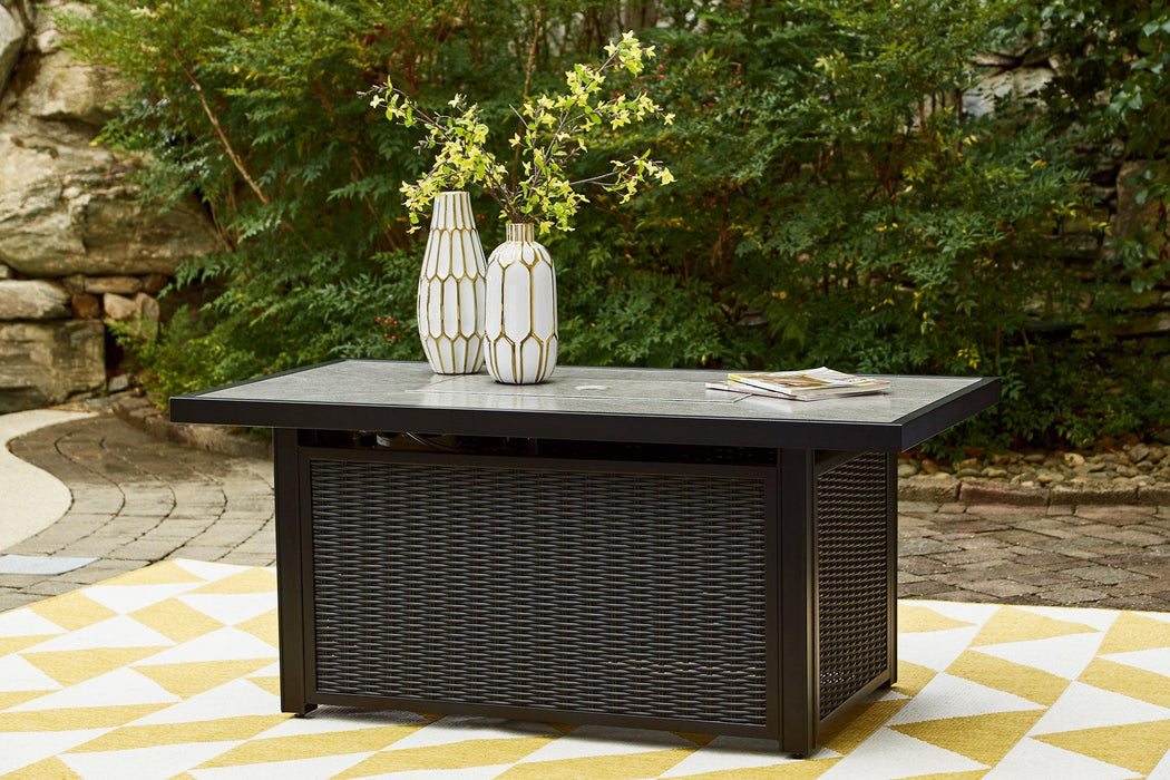 Beachcroft Outdoor Fire Pit Table - Tony’s Furniture Store & Linen (GA) - Multi Location