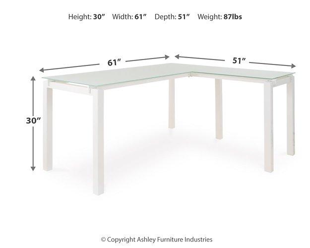 Baraga Home Office L-Desk - Tony’s Furniture Store & Linen (GA) - Multi Location