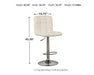 Bellatier Adjustable Height Bar Stool - Tony’s Furniture Store & Linen (GA) - Multi Location
