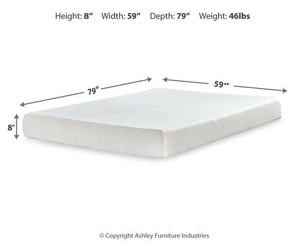 Chime 8 Inch Memory Foam Mattress in a Box - Tony’s Furniture Store & Linen (GA) - Multi Location