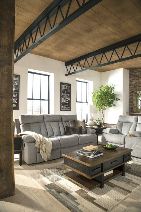 Mitchiner Reclining Sofa with Drop Down Table - Tony’s Furniture Store & Linen (GA) - Multi Location