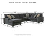 Tracling 3-Piece Sectional with Chaise - Tony’s Furniture Store & Linen (GA) - Multi Location