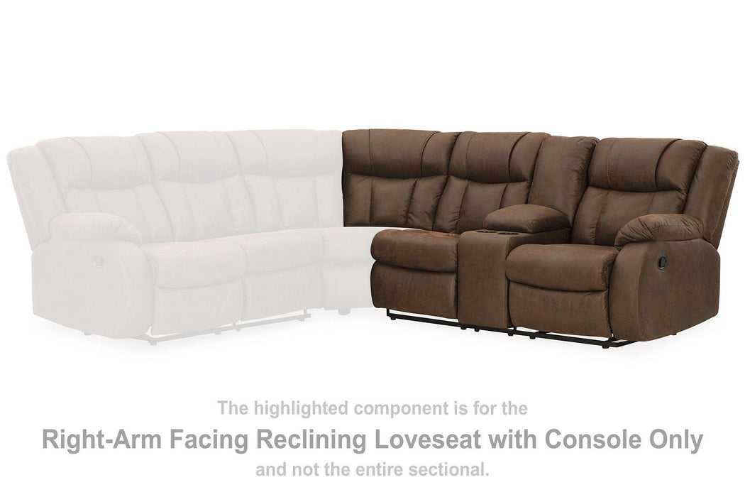 Trail Boys 2-Piece Reclining Sectional - Tony’s Furniture Store & Linen (GA) - Multi Location