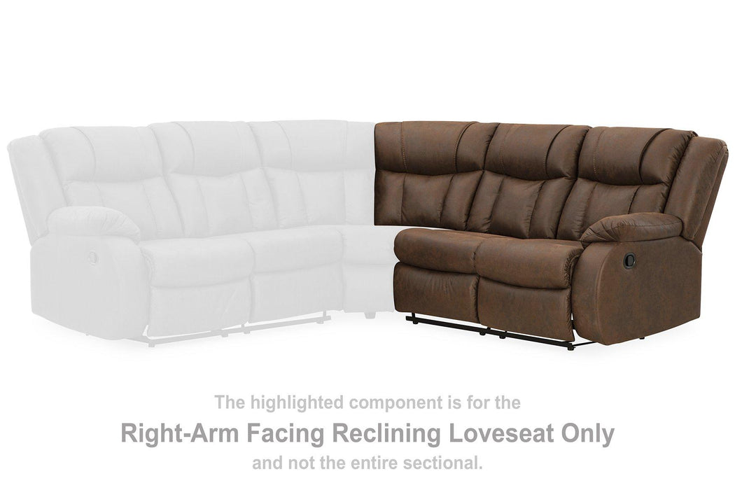 Trail Boys 2-Piece Reclining Sectional - Tony’s Furniture Store & Linen (GA) - Multi Location