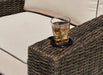 Coastline Bay Outdoor Swivel Lounge with Cushion - Tony’s Furniture Store & Linen (GA) - Multi Location