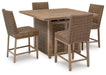 Walton Bridge Outdoor Bar Set - Tony’s Furniture Store & Linen (GA) - Multi Location