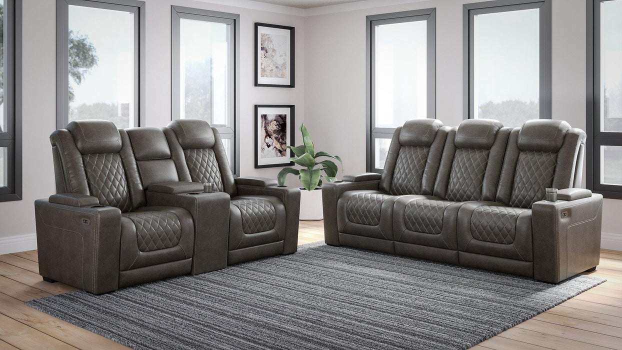 HyllMont Power Reclining Living Room Set - Tony’s Furniture Store & Linen (GA) - Multi Location