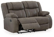 First Base Reclining Loveseat - Tony’s Furniture Store & Linen (GA) - Multi Location
