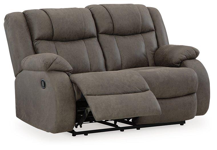 First Base Reclining Loveseat - Tony’s Furniture Store & Linen (GA) - Multi Location