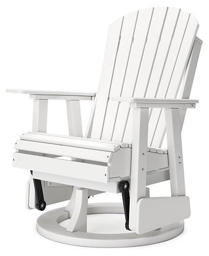 Hyland wave Outdoor Swivel Glider Chair - Tony’s Furniture Store & Linen (GA) - Multi Location