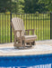 Hyland wave Outdoor Swivel Glider Chair - Tony’s Furniture Store & Linen (GA) - Multi Location