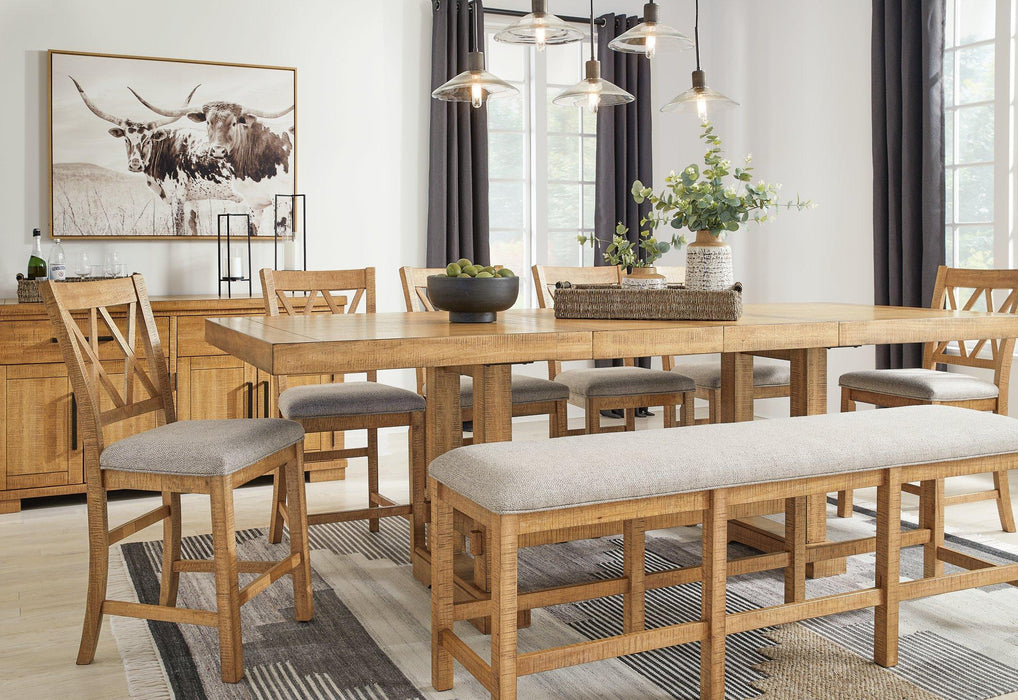 Havonplane 72" Counter Height Dining Bench - Tony’s Furniture Store & Linen (GA) - Multi Location