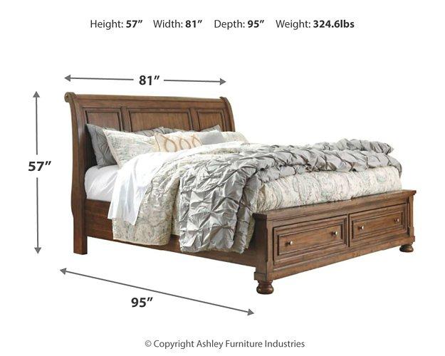 Flynnter Bed with 2 Storage Drawers - Tony’s Furniture Store & Linen (GA) - Multi Location