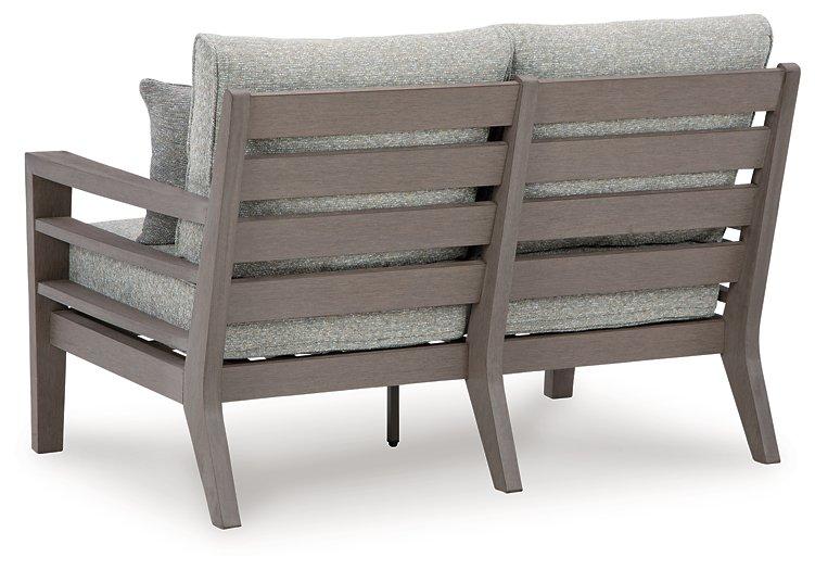 Hillside Barn Outdoor Loveseat with Cushion - Tony’s Furniture Store & Linen (GA) - Multi Location