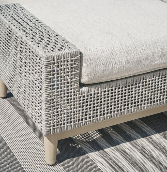 Seton Creek Outdoor Ottoman with Cushion - Tony’s Furniture Store & Linen (GA) - Multi Location
