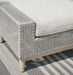 Seton Creek Outdoor Ottoman with Cushion - Tony’s Furniture Store & Linen (GA) - Multi Location