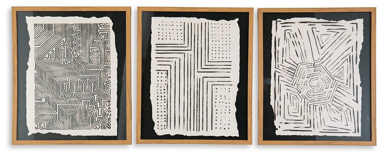Wonderstow Wall Art (Set of 3) - Tony’s Furniture Store & Linen (GA) - Multi Location