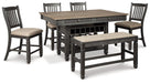 Tyler Creek Counter Height Dining Set - Tony’s Furniture Store & Linen (GA) - Multi Location