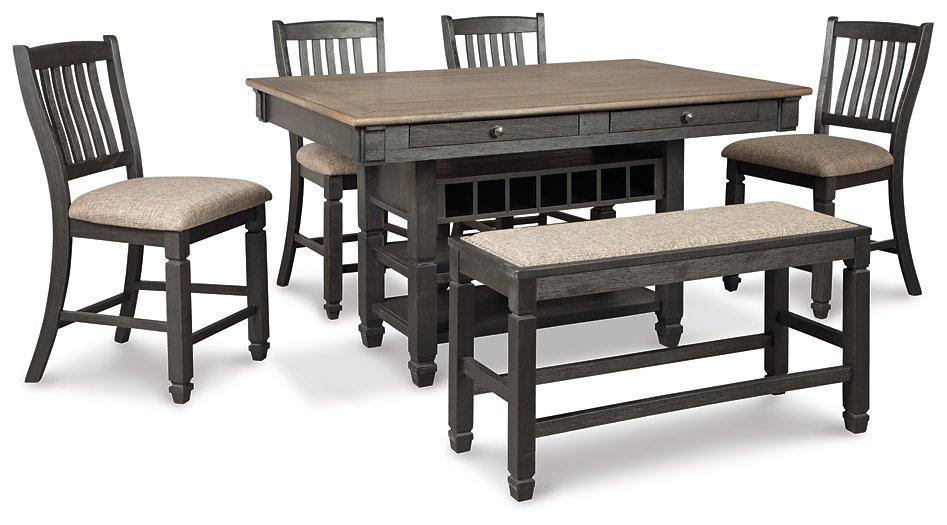 Tyler Creek Counter Height Dining Set - Tony’s Furniture Store & Linen (GA) - Multi Location