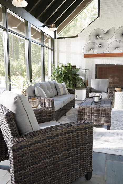 Cloverbrooke 4-Piece Outdoor Conversation Set - Tony’s Furniture Store & Linen (GA) - Multi Location
