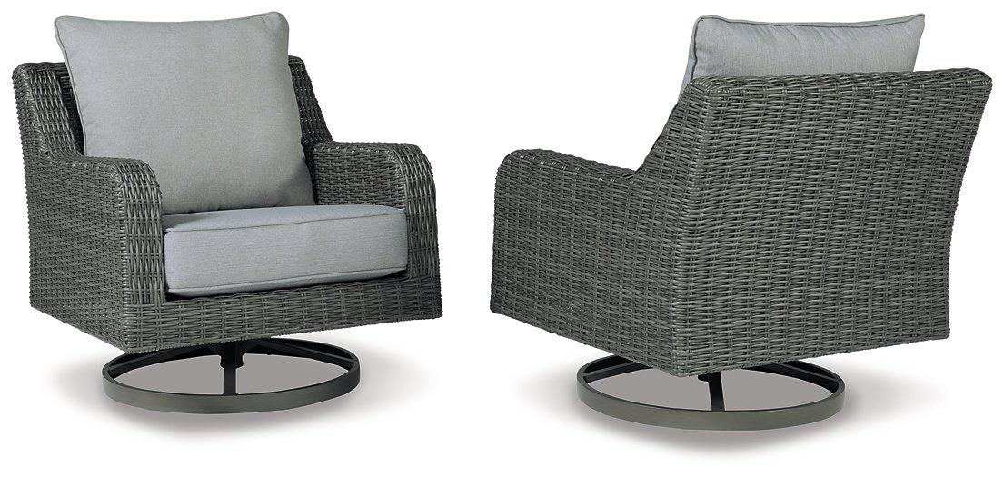 Elite Park Outdoor Swivel Lounge with Cushion - Tony’s Furniture Store & Linen (GA) - Multi Location