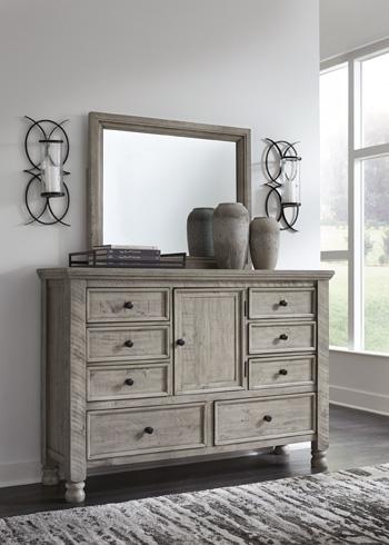 Harrastone Dresser and Mirror - Tony’s Furniture Store & Linen (GA) - Multi Location