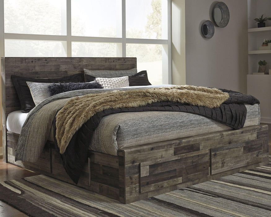 Derekson Bed with 4 Storage Drawers - Tony’s Furniture Store & Linen (GA) - Multi Location