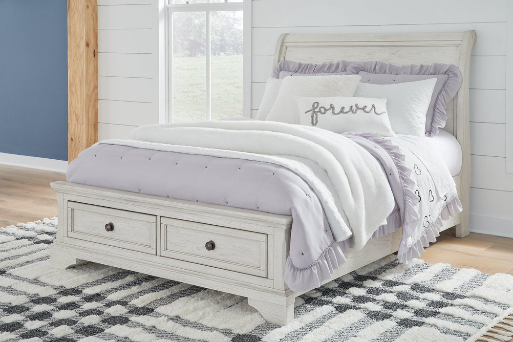 Robbinsdale Sleigh Storage Bed - Tony’s Furniture Store & Linen (GA) - Multi Location