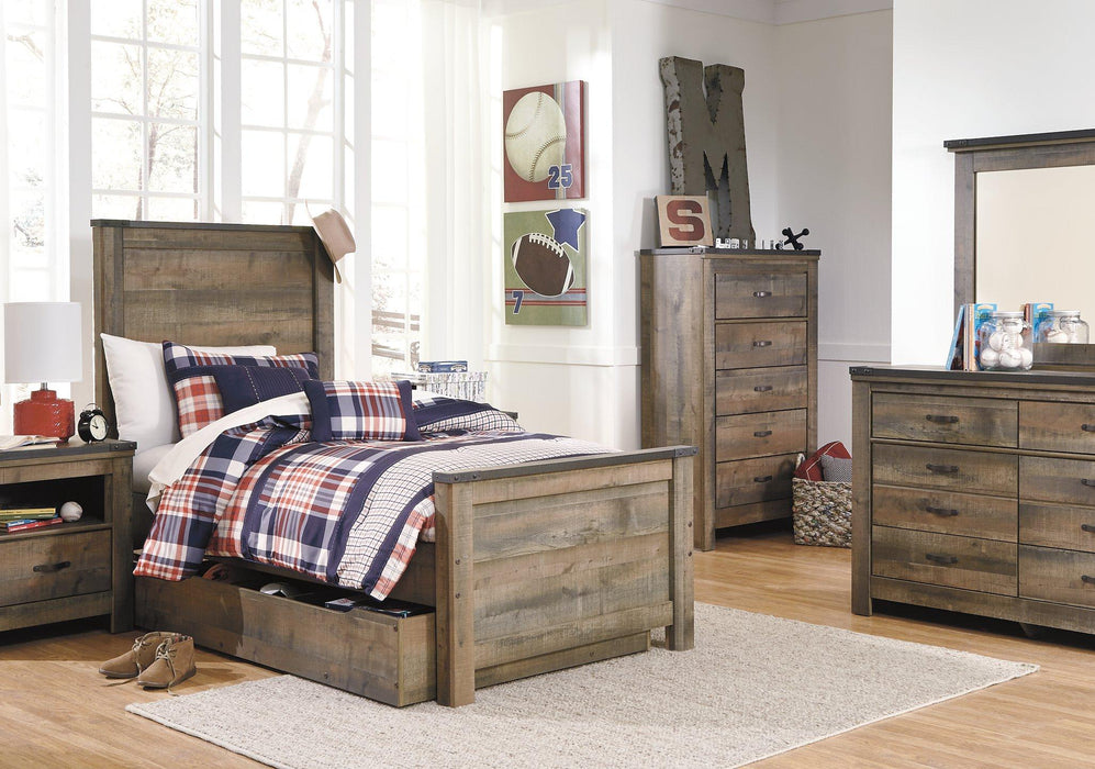 Trinell Bed with 1 Large Storage Drawer - Tony’s Furniture Store & Linen (GA) - Multi Location