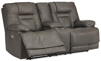 Wurstrow Power Reclining Loveseat with Console - Tony’s Furniture Store & Linen (GA) - Multi Location