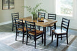 Blondon Dining Table and 6 Chairs (Set of 7) - Tony’s Furniture Store & Linen (GA) - Multi Location