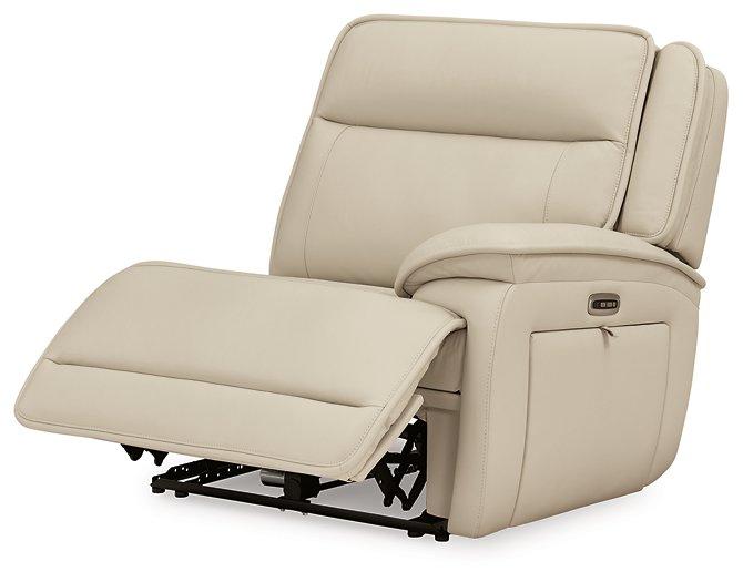 Double Deal Power Reclining Loveseat Sectional with Console - Tony’s Furniture Store & Linen (GA) - Multi Location